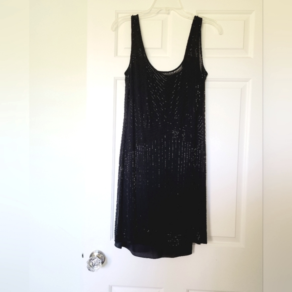NWOT what goes around comes around 100% silk beaded party dress